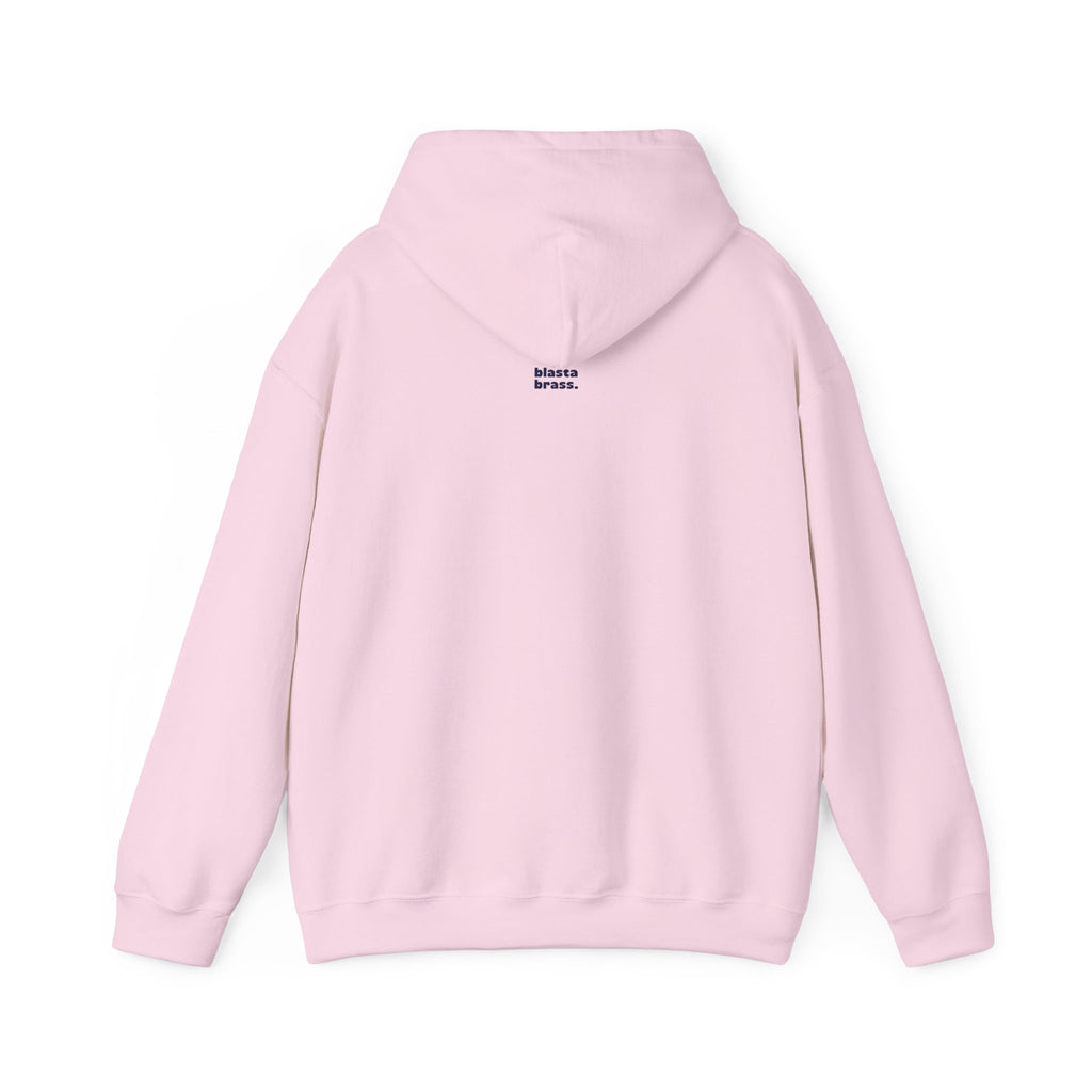 Blasta Brass "Nice Horn" Hoodie — Brass Band Slogan Sweatshirt