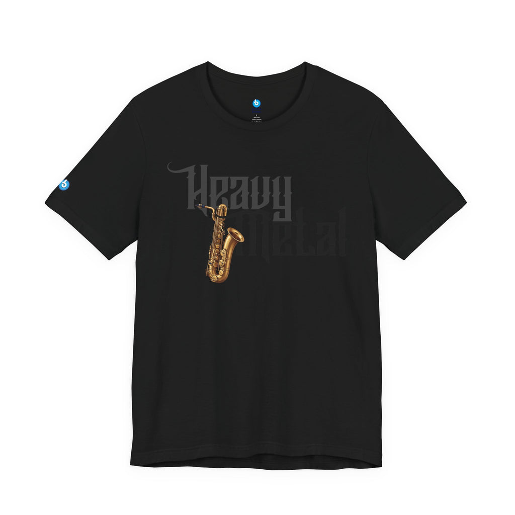 Heavy Metal Baritone Sax T-Shirt — Baritone Sax Edition