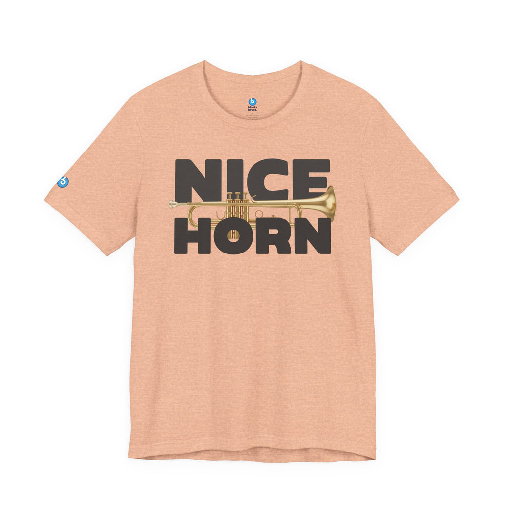 Nice Horn Trumpet Graphic T-Shirt — Brass Musician Tee
