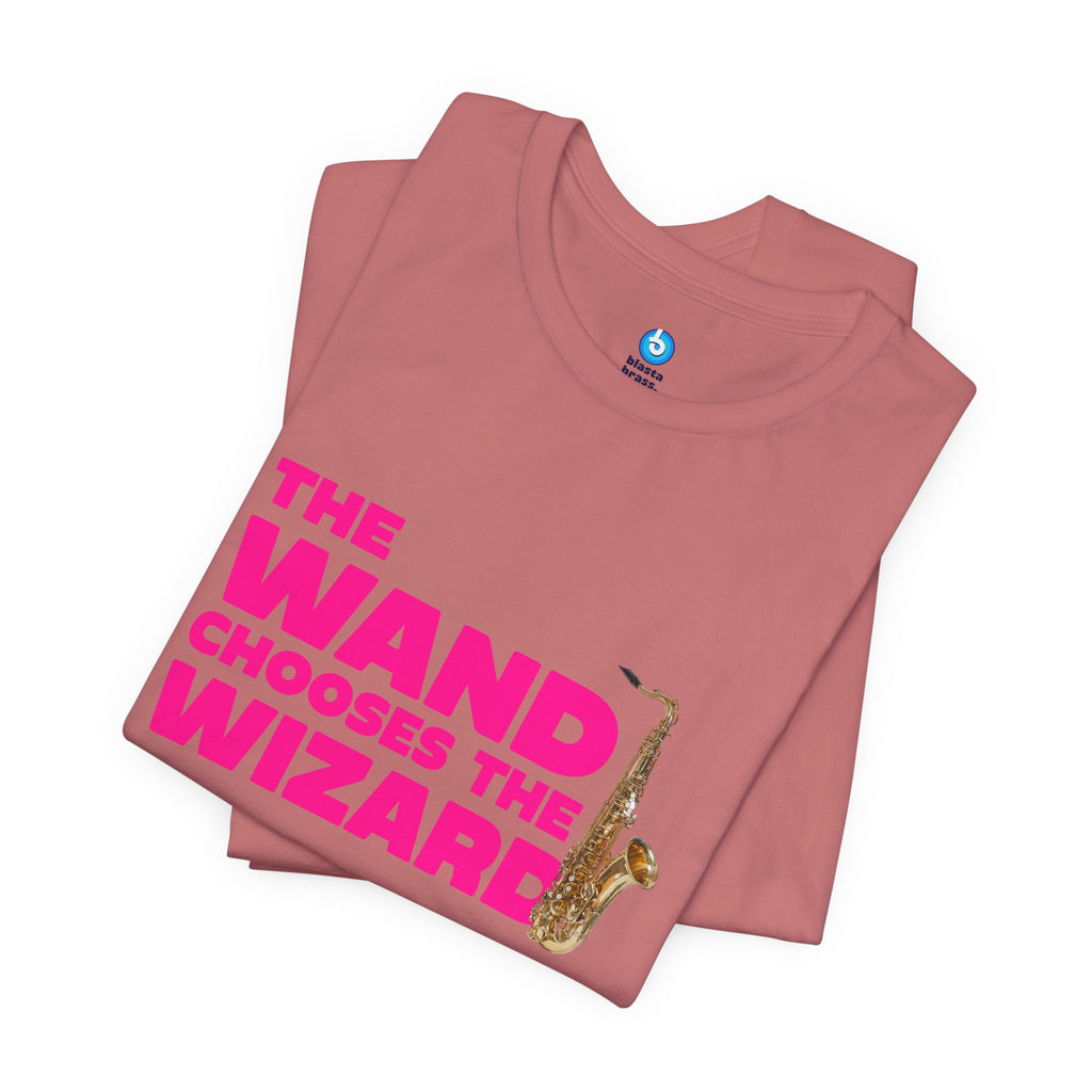The Wand Chooses the Wizard T-Shirt — Alto Saxophone Tee