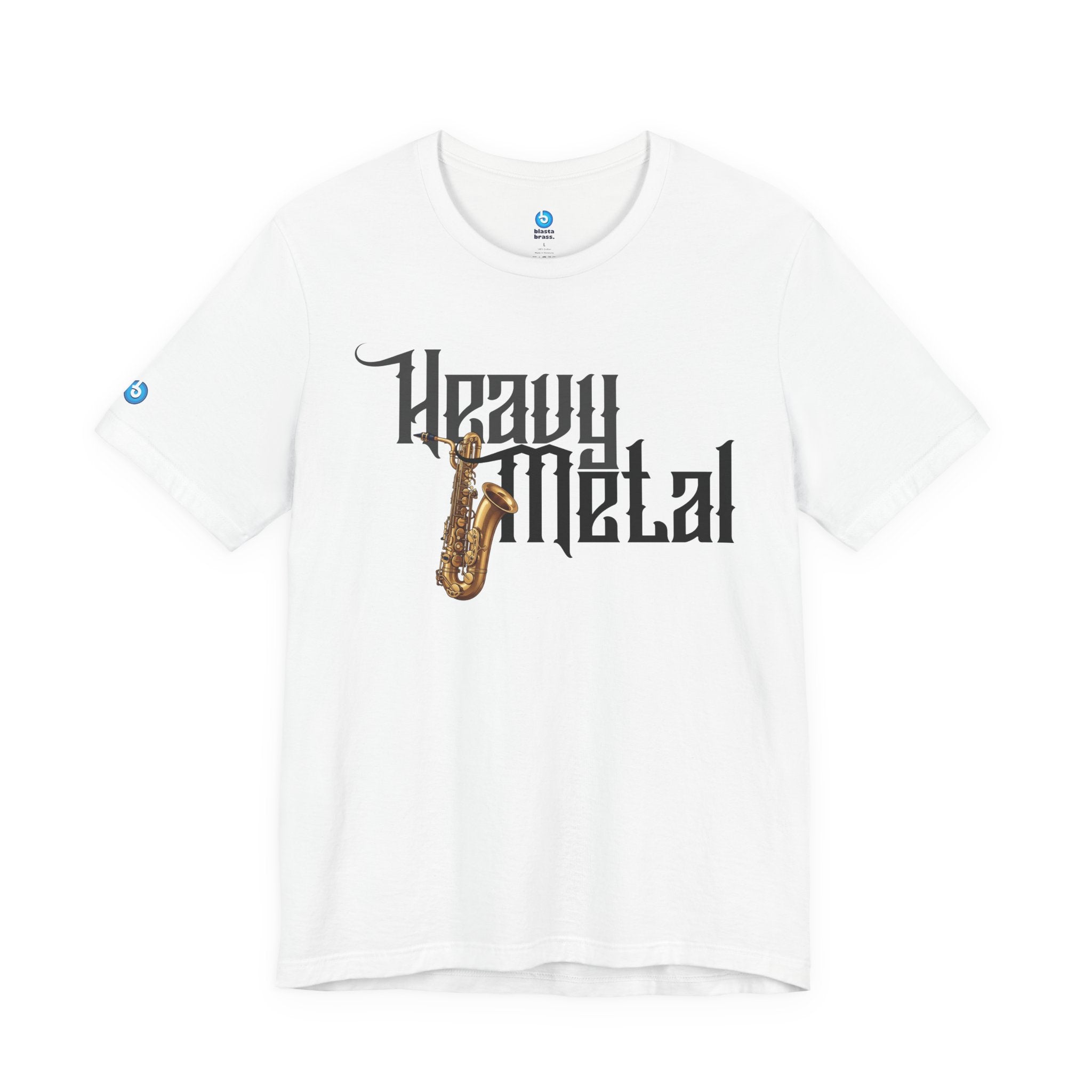 Heavy Metal Baritone Sax T-Shirt — Baritone Sax Edition