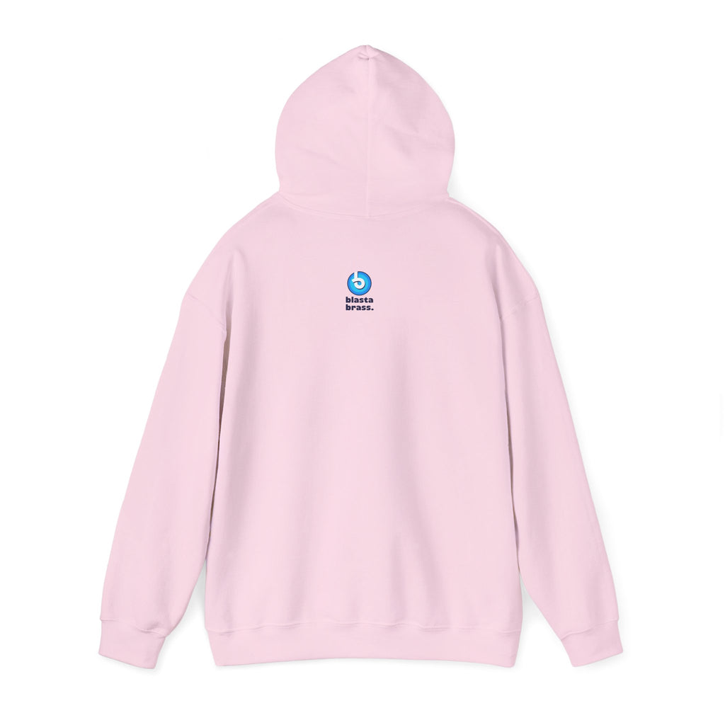 Blasta Brass "Nice Horn" Hoodie — Brass Band Slogan Sweatshirt