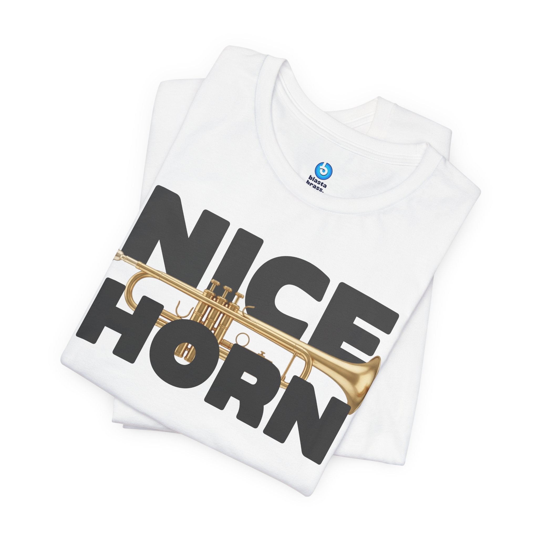 Nice Horn Trumpet Graphic T-Shirt — Brass Musician Tee