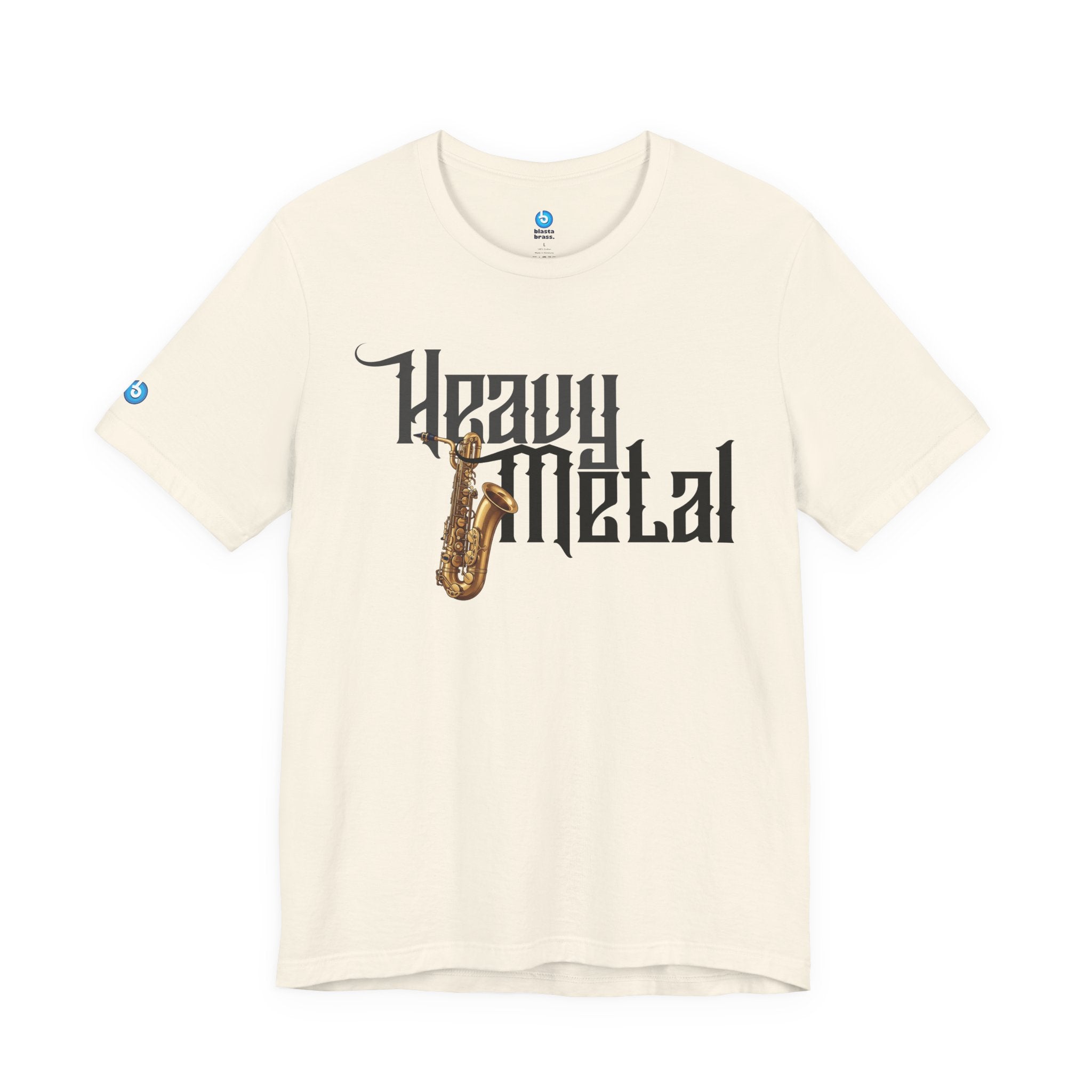 Heavy Metal Baritone Sax T-Shirt — Baritone Sax Edition