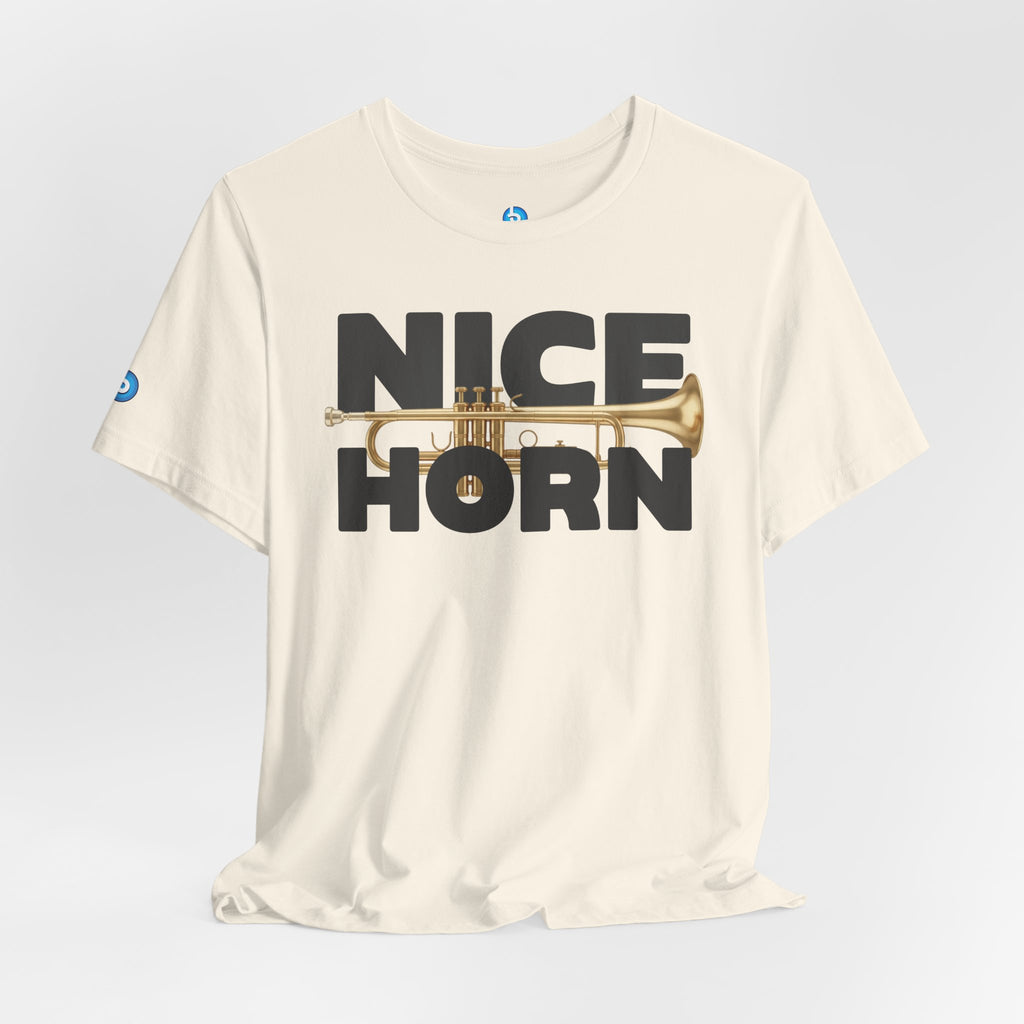 Nice Horn Trumpet Graphic T-Shirt — Brass Musician Tee