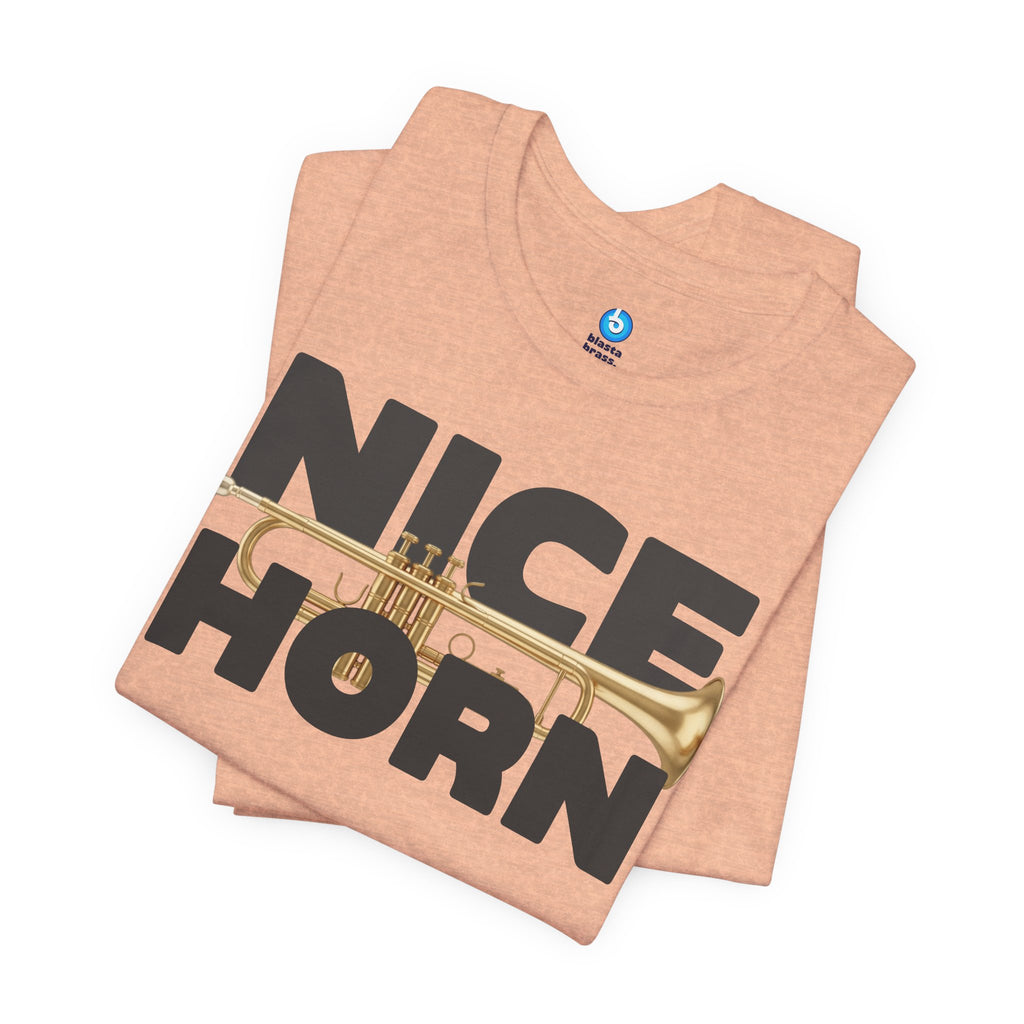 Nice Horn Trumpet Graphic T-Shirt — Brass Musician Tee