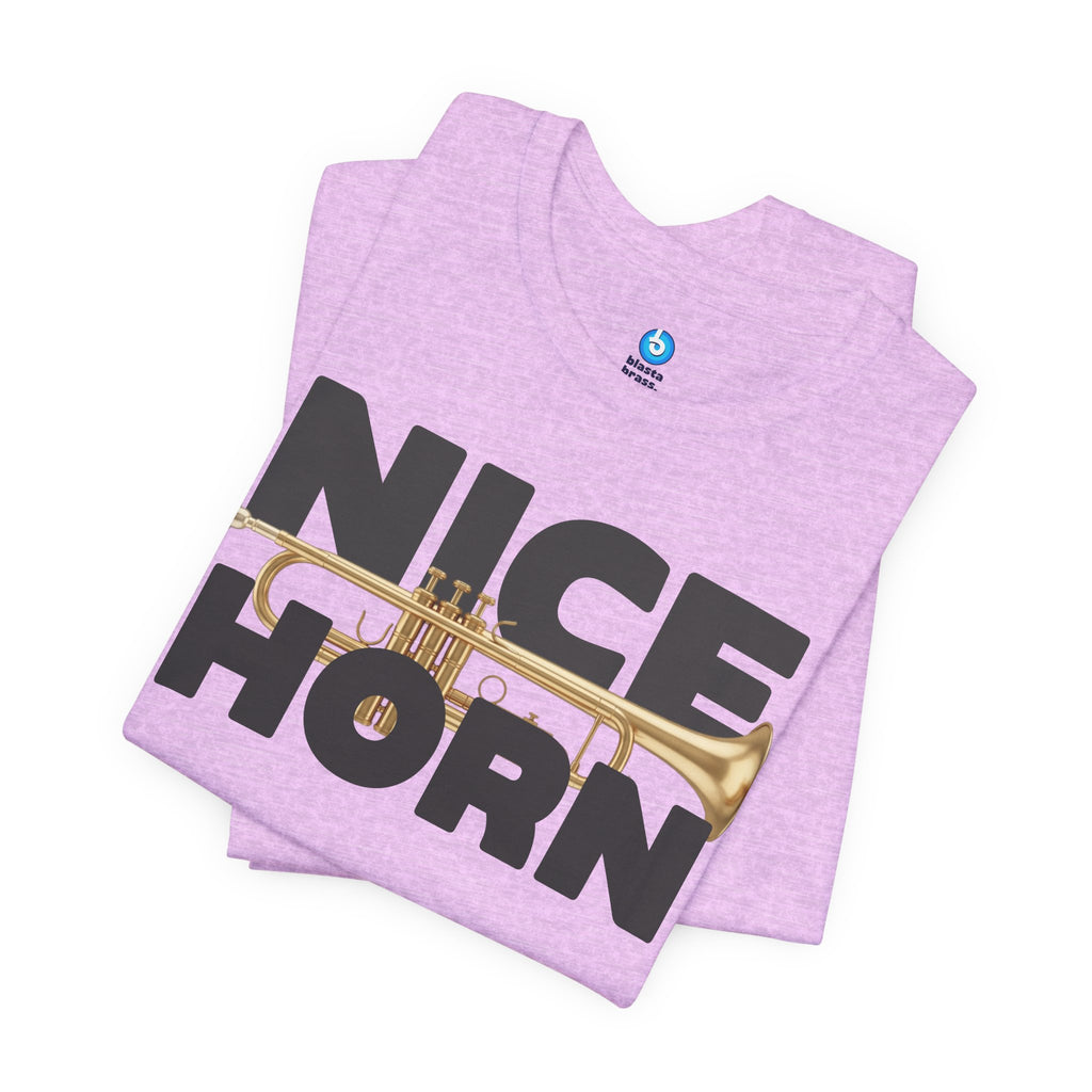 Nice Horn Trumpet Graphic T-Shirt — Brass Musician Tee