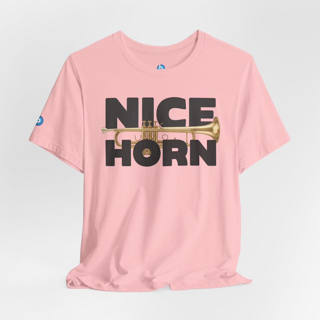 Nice Horn Trumpet Graphic T-Shirt — Brass Musician Tee