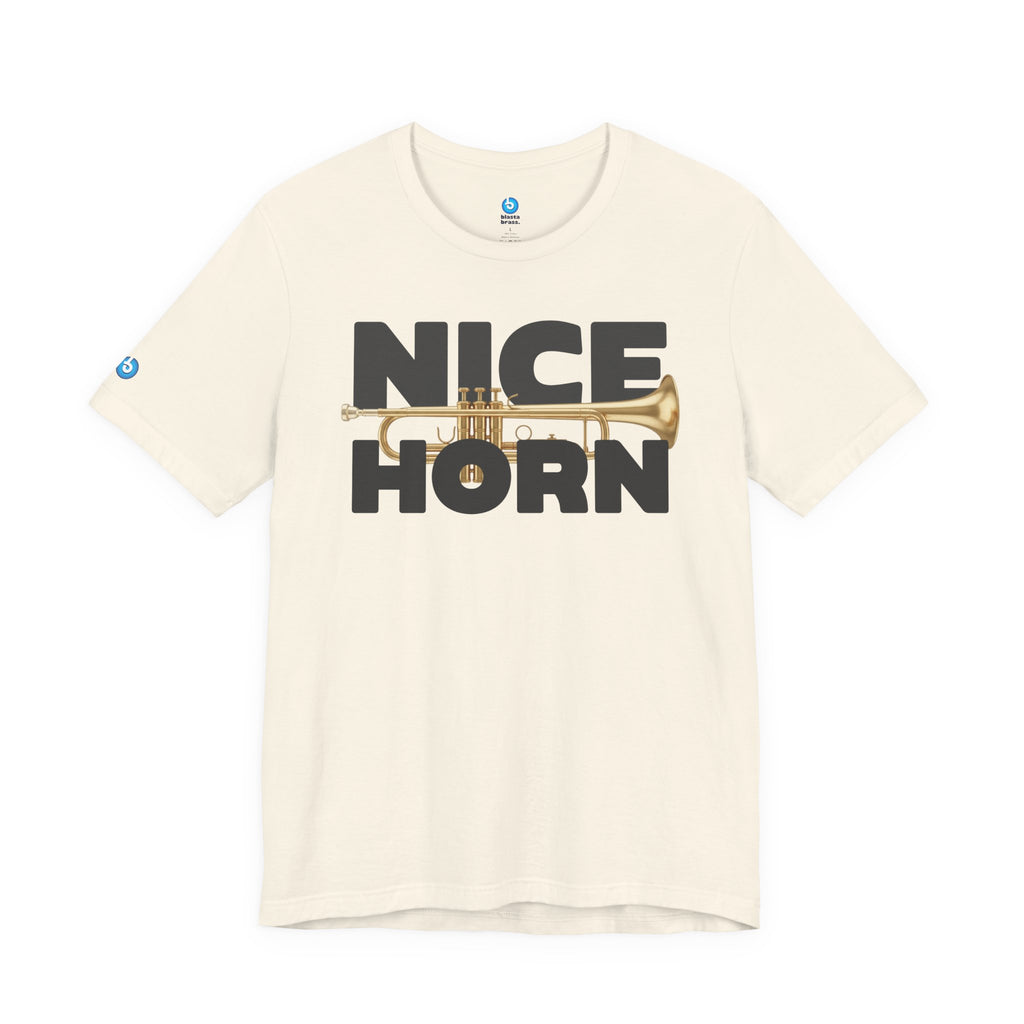 Nice Horn Trumpet Graphic T-Shirt — Brass Musician Tee