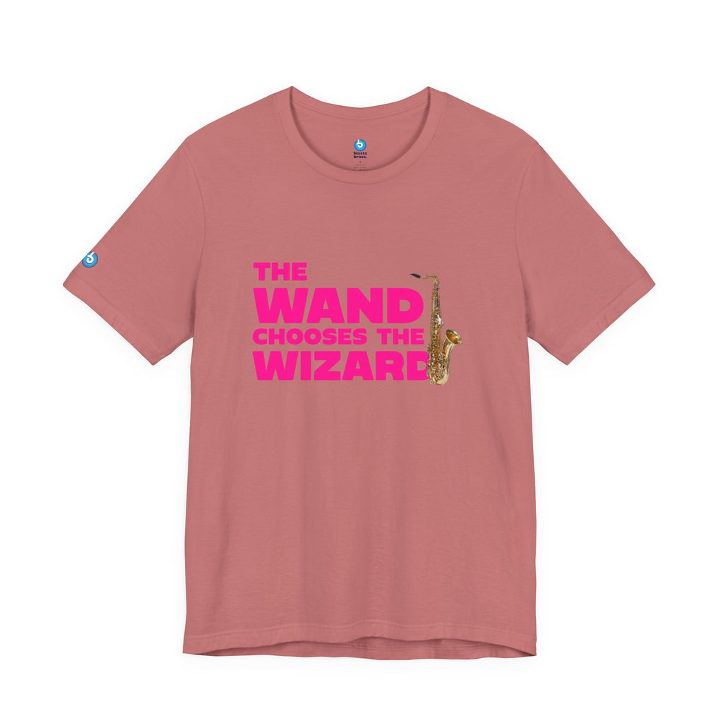 The Wand Chooses the Wizard T-Shirt — Alto Saxophone Tee