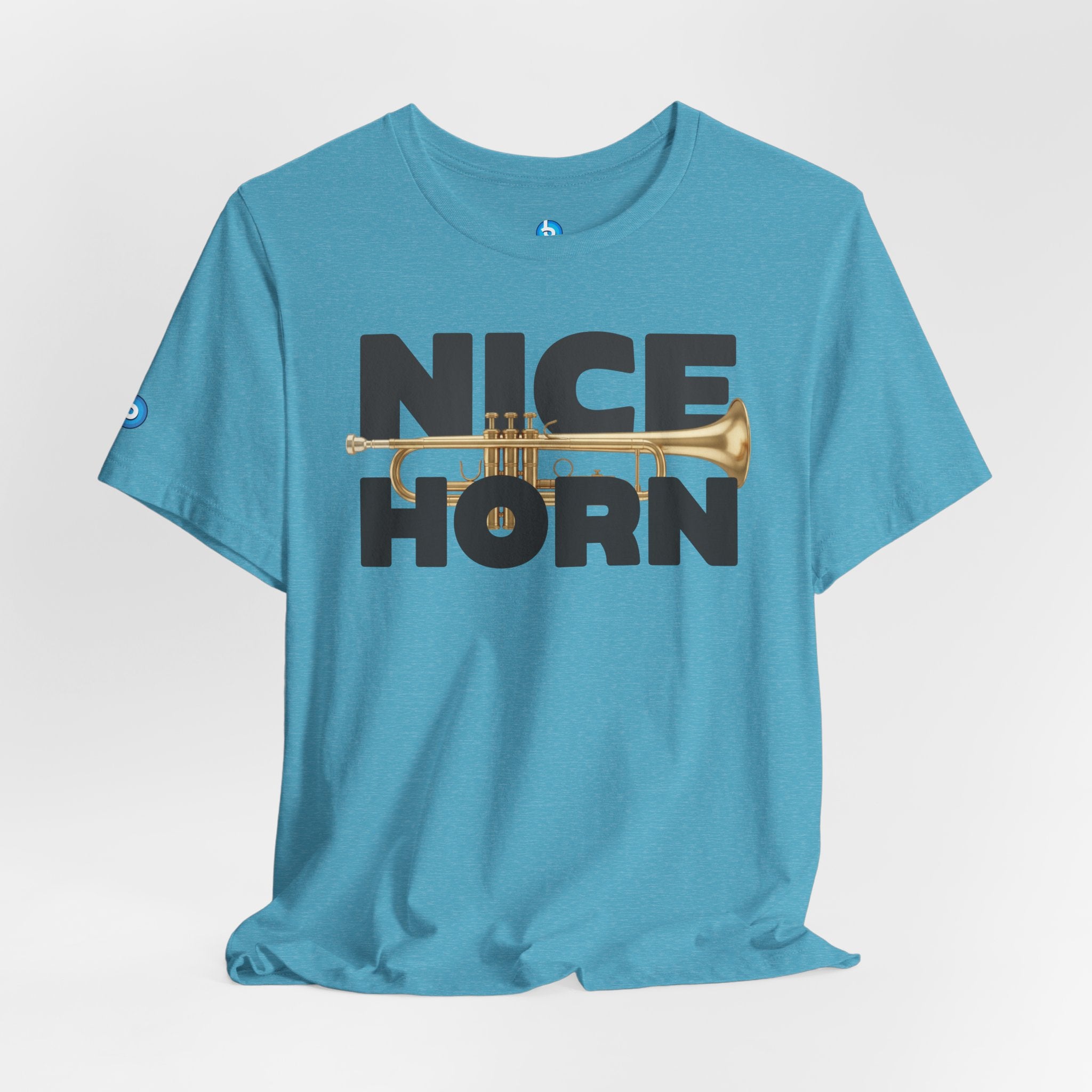 Nice Horn Trumpet Graphic T-Shirt — Brass Musician Tee