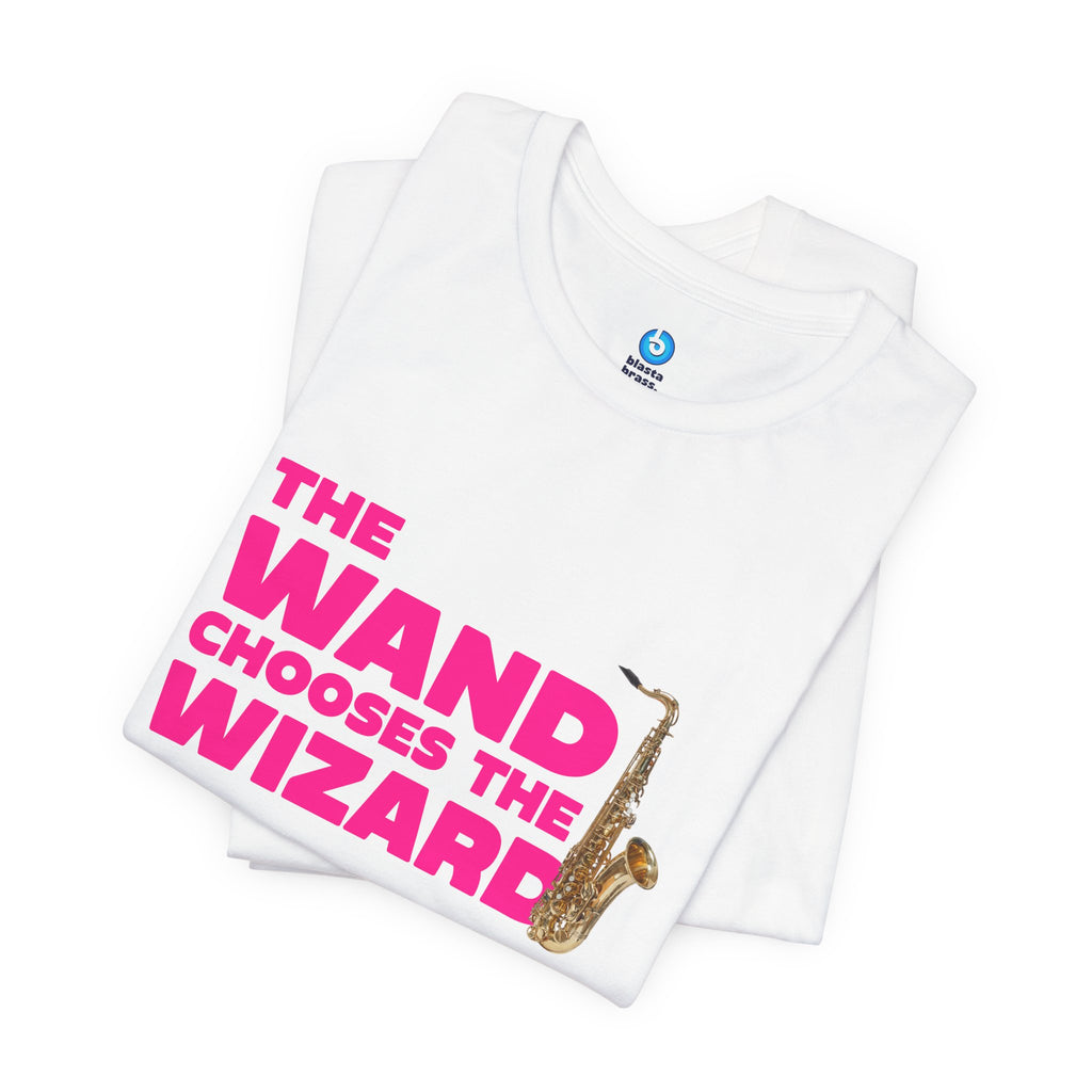 The Wand Chooses the Wizard T-Shirt — Alto Saxophone Tee
