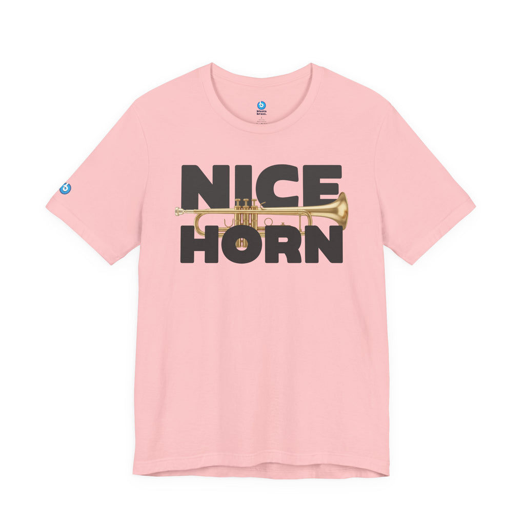Nice Horn Trumpet Graphic T-Shirt — Brass Musician Tee