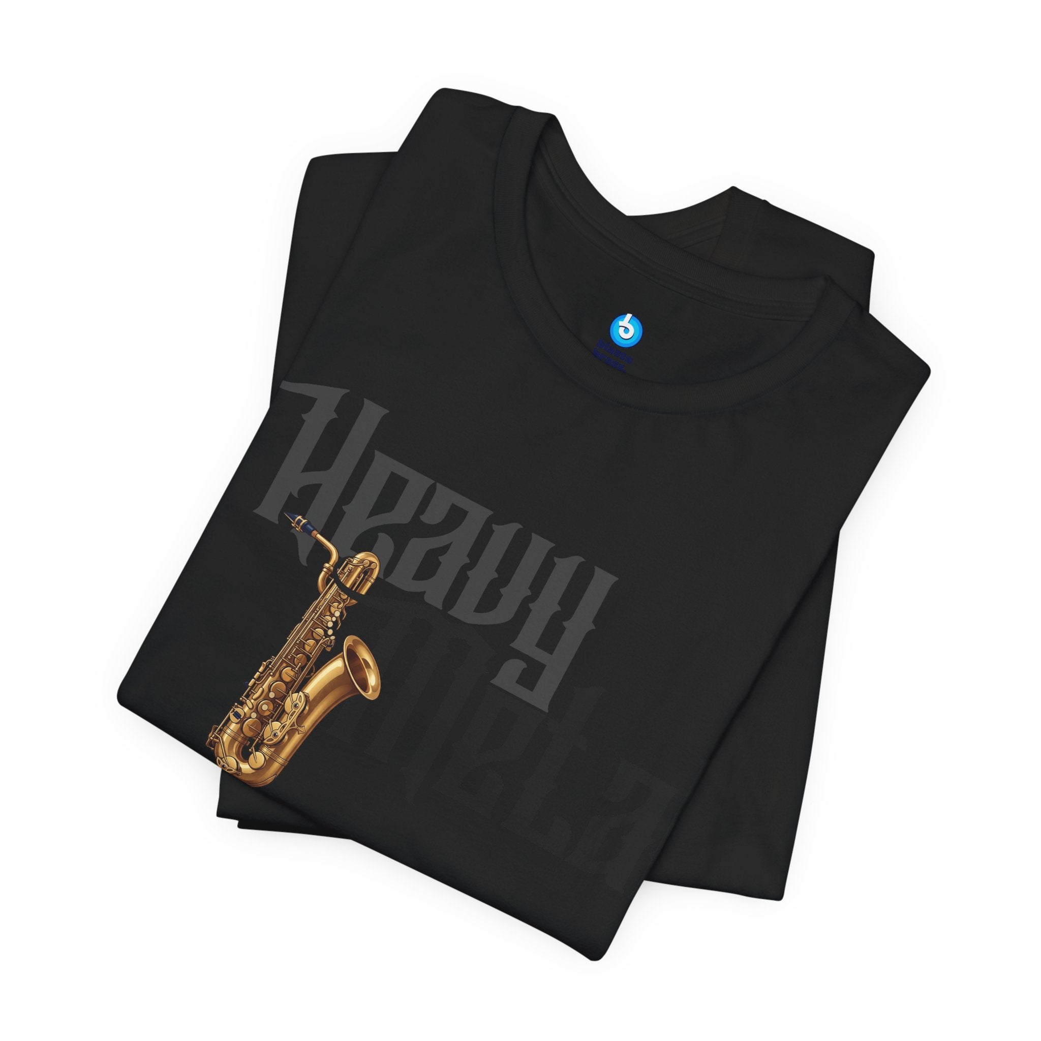 Heavy Metal Baritone Sax T-Shirt — Baritone Sax Edition
