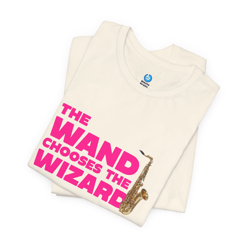 The Wand Chooses the Wizard T-Shirt — Alto Saxophone Tee