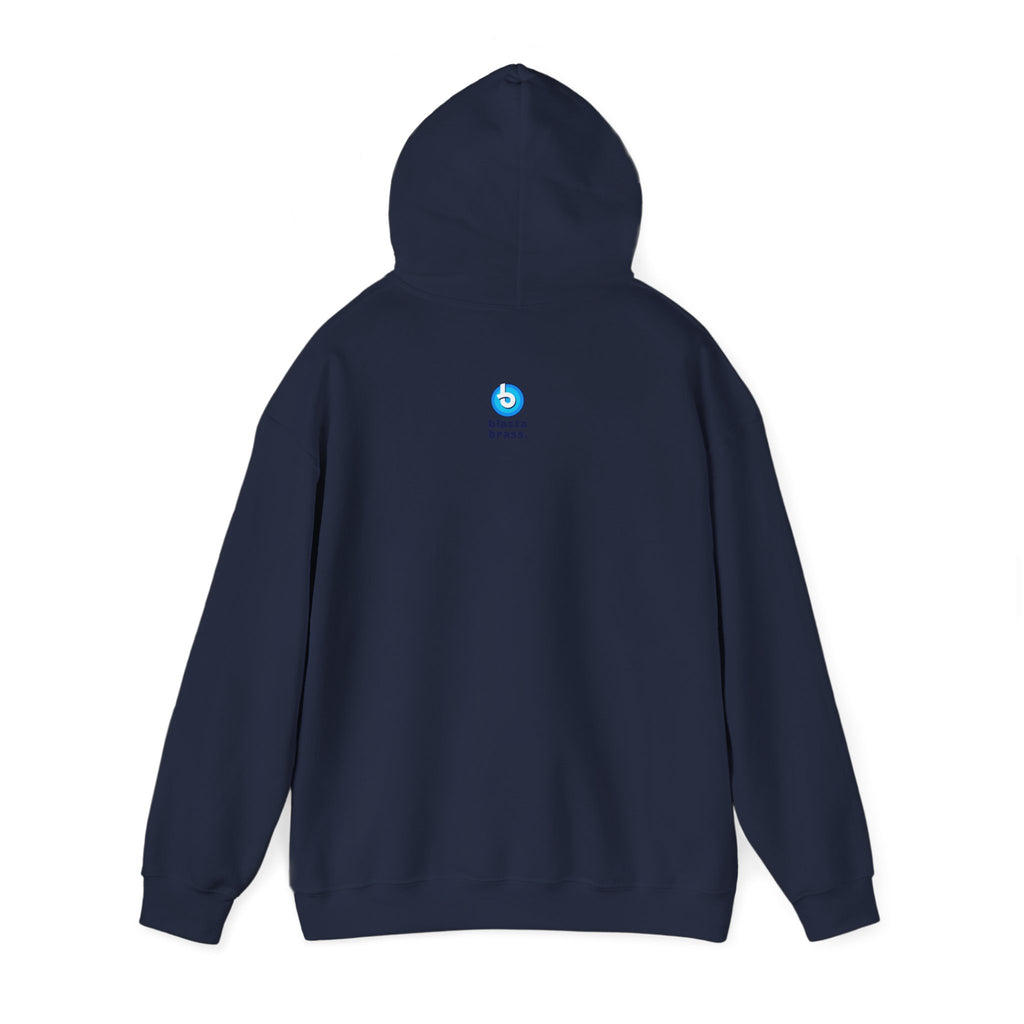 Blasta Brass "Nice Horn" Hoodie — Brass Band Slogan Sweatshirt