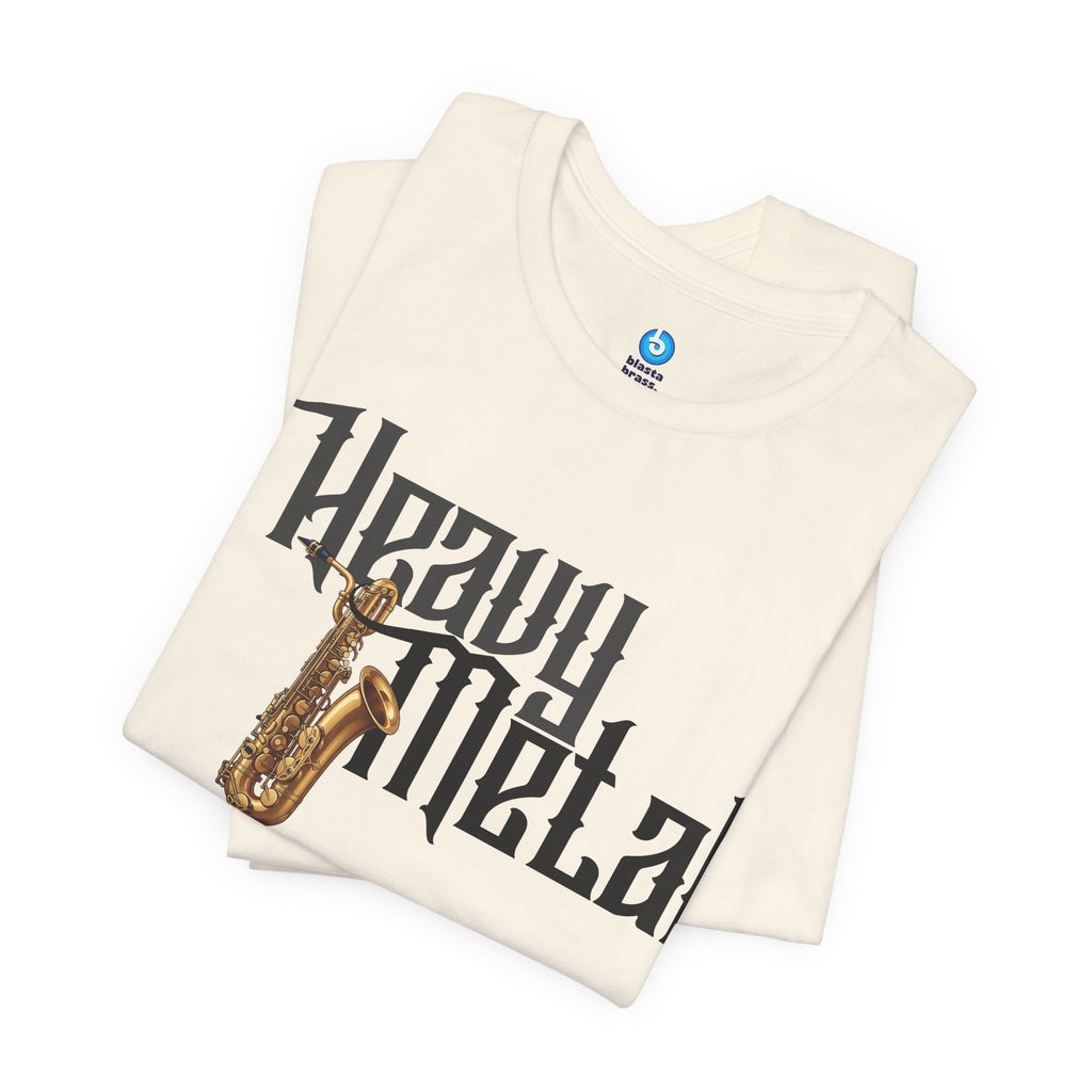 Heavy Metal Baritone Sax T-Shirt — Baritone Sax Edition
