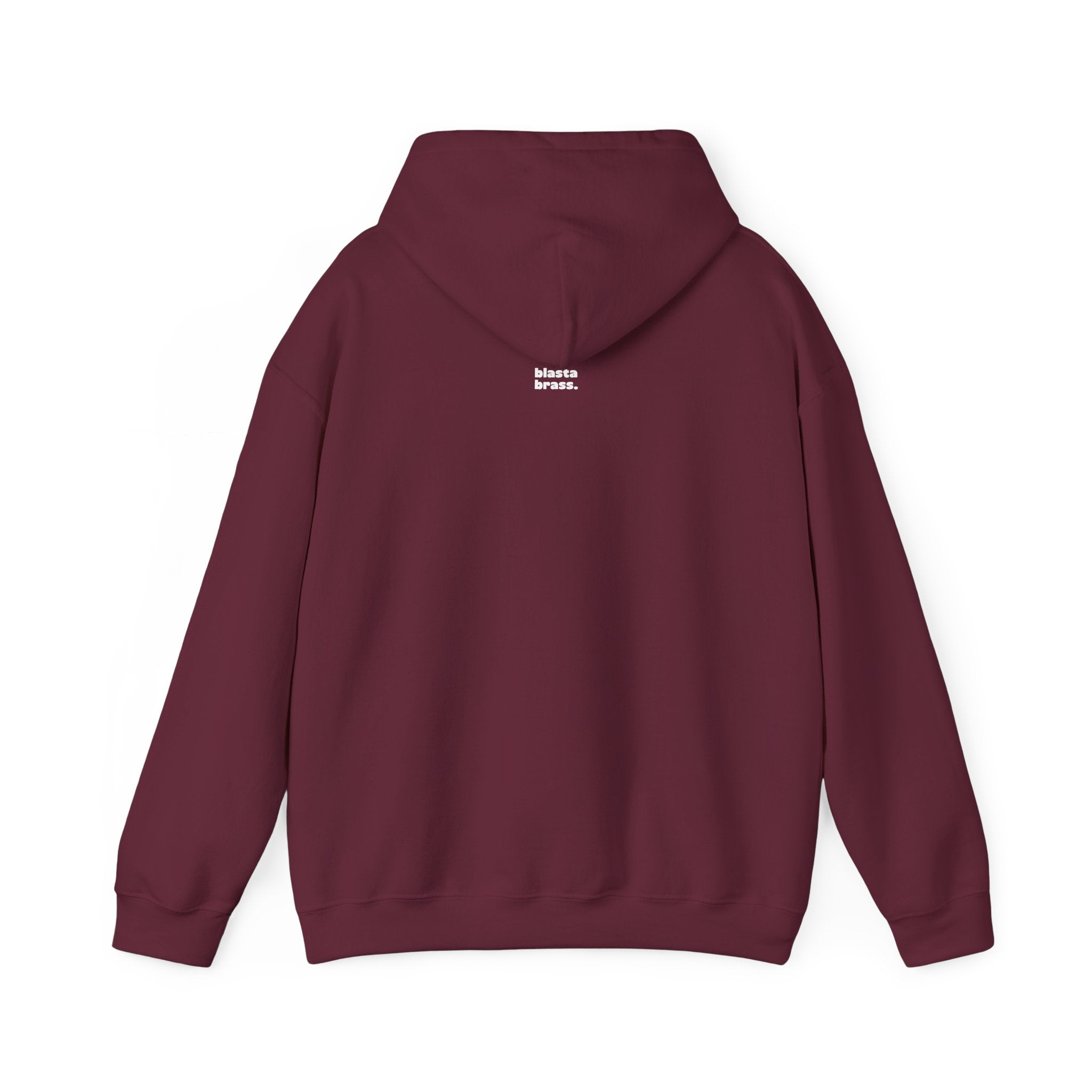 Blasta Brass "Nice Horn" Hoodie — Brass Band Slogan Sweatshirt