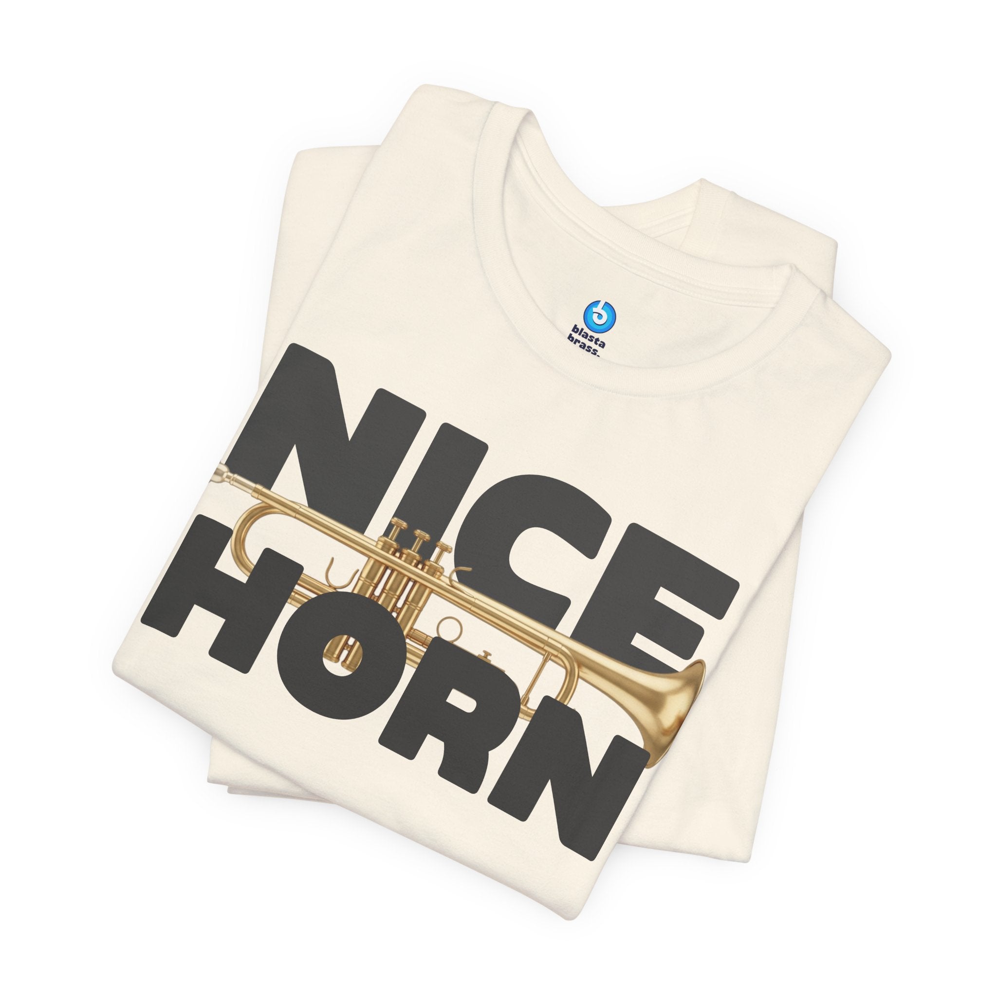 Nice Horn Trumpet Graphic T-Shirt — Brass Musician Tee