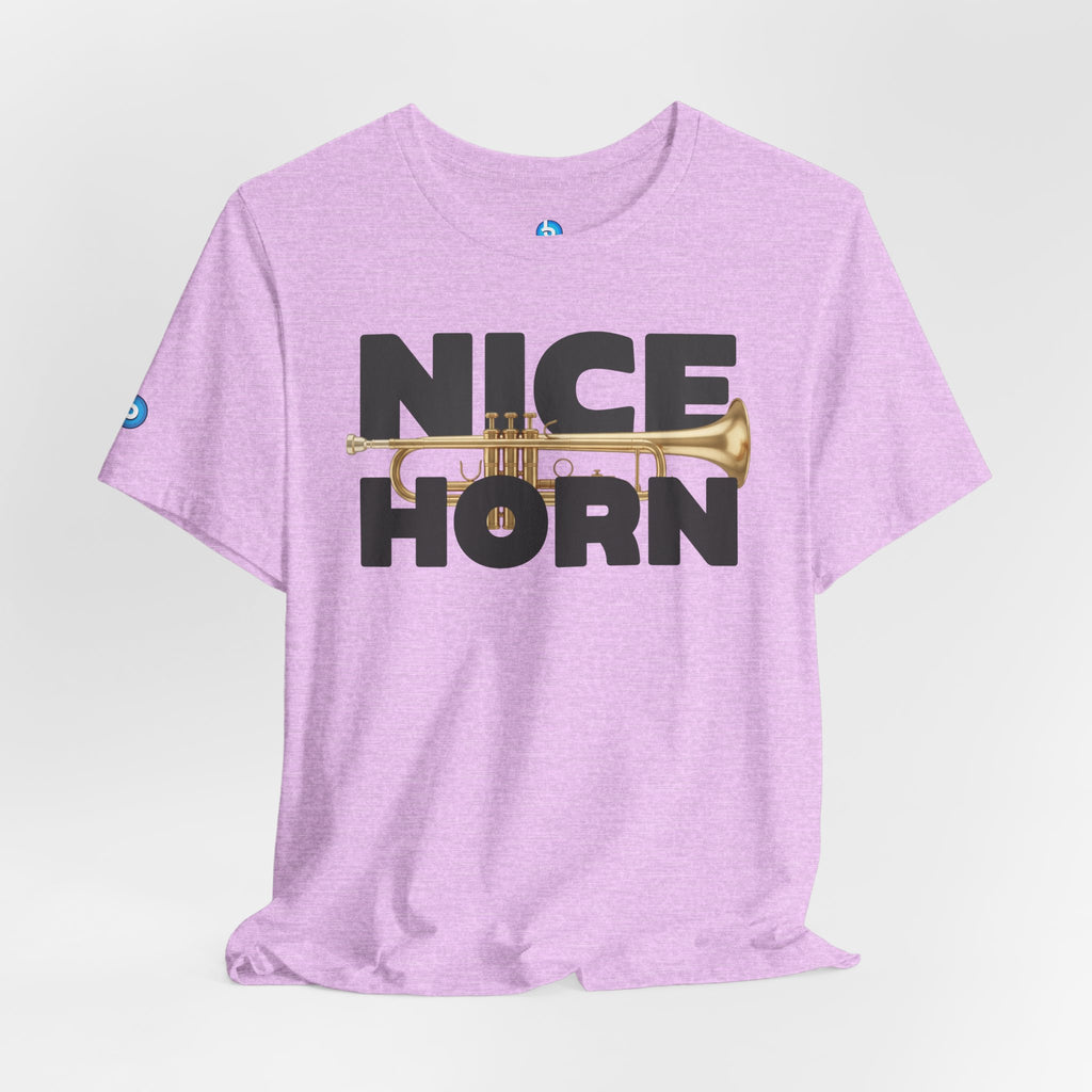 Nice Horn Trumpet Graphic T-Shirt — Brass Musician Tee