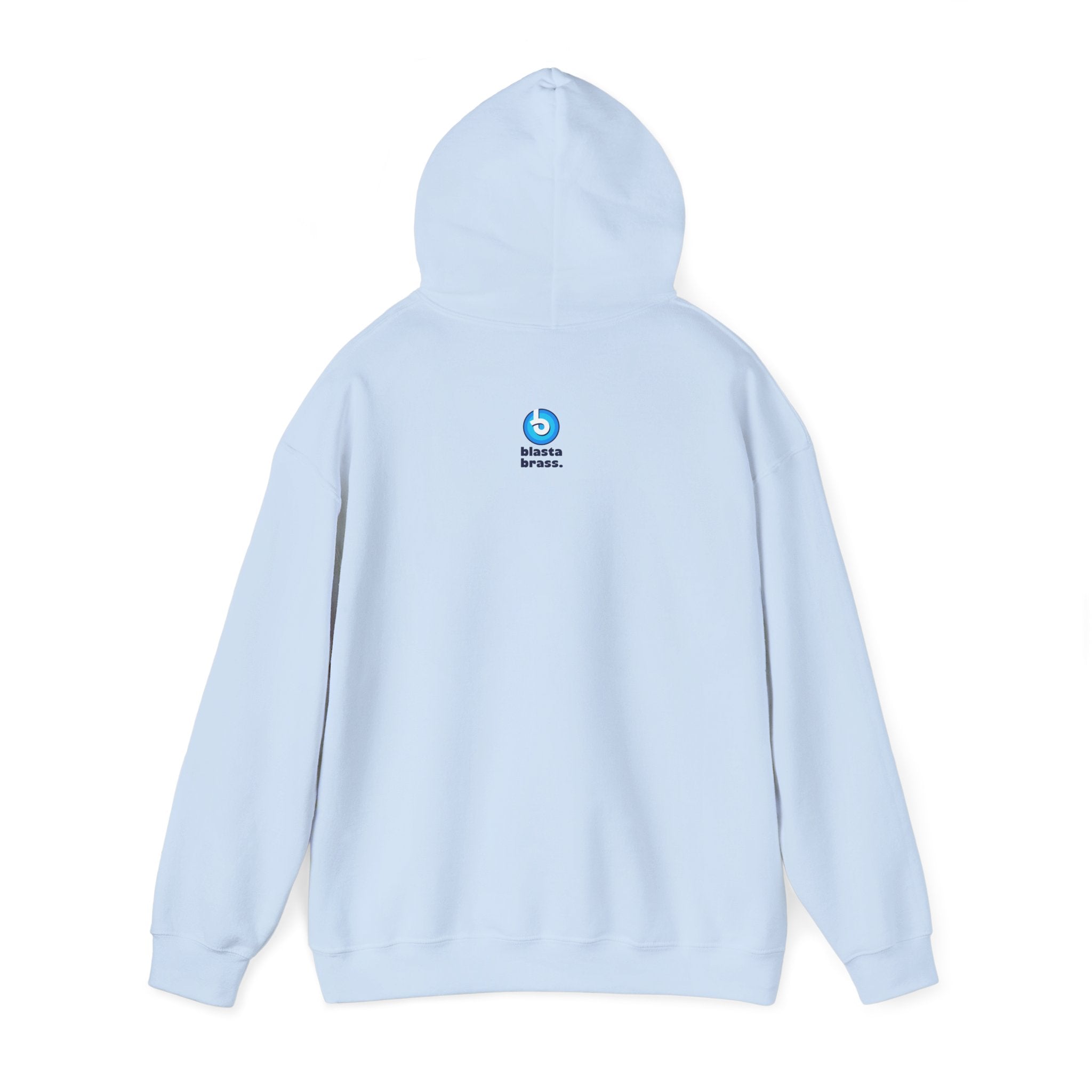 Blasta Brass "Nice Horn" Hoodie — Brass Band Slogan Sweatshirt