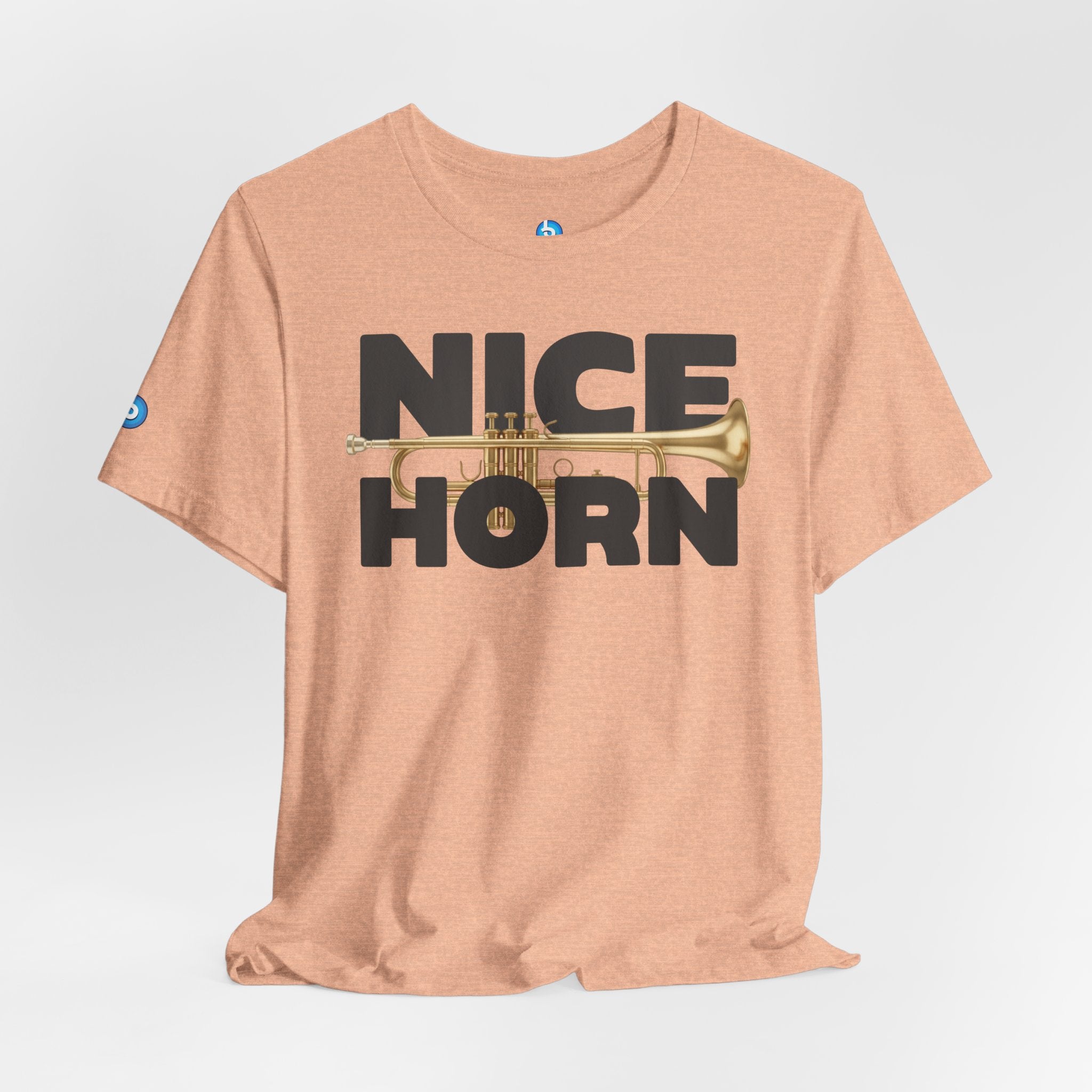 Nice Horn Trumpet Graphic T-Shirt — Brass Musician Tee