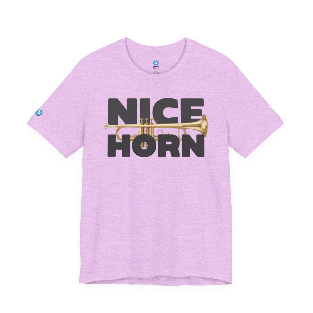 Nice Horn Trumpet Graphic T-Shirt — Brass Musician Tee