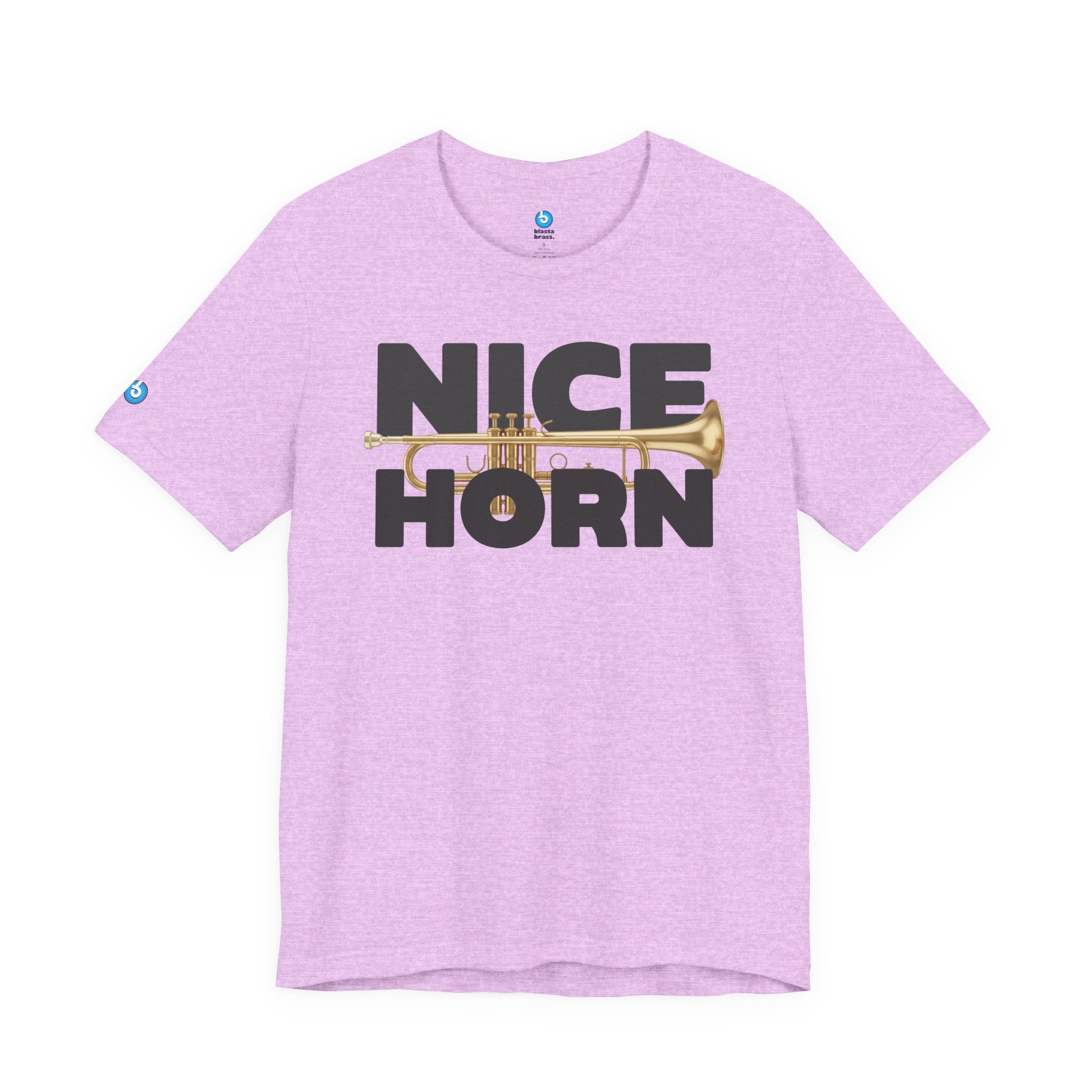 Nice Horn Trumpet Graphic T-Shirt — Brass Musician Tee