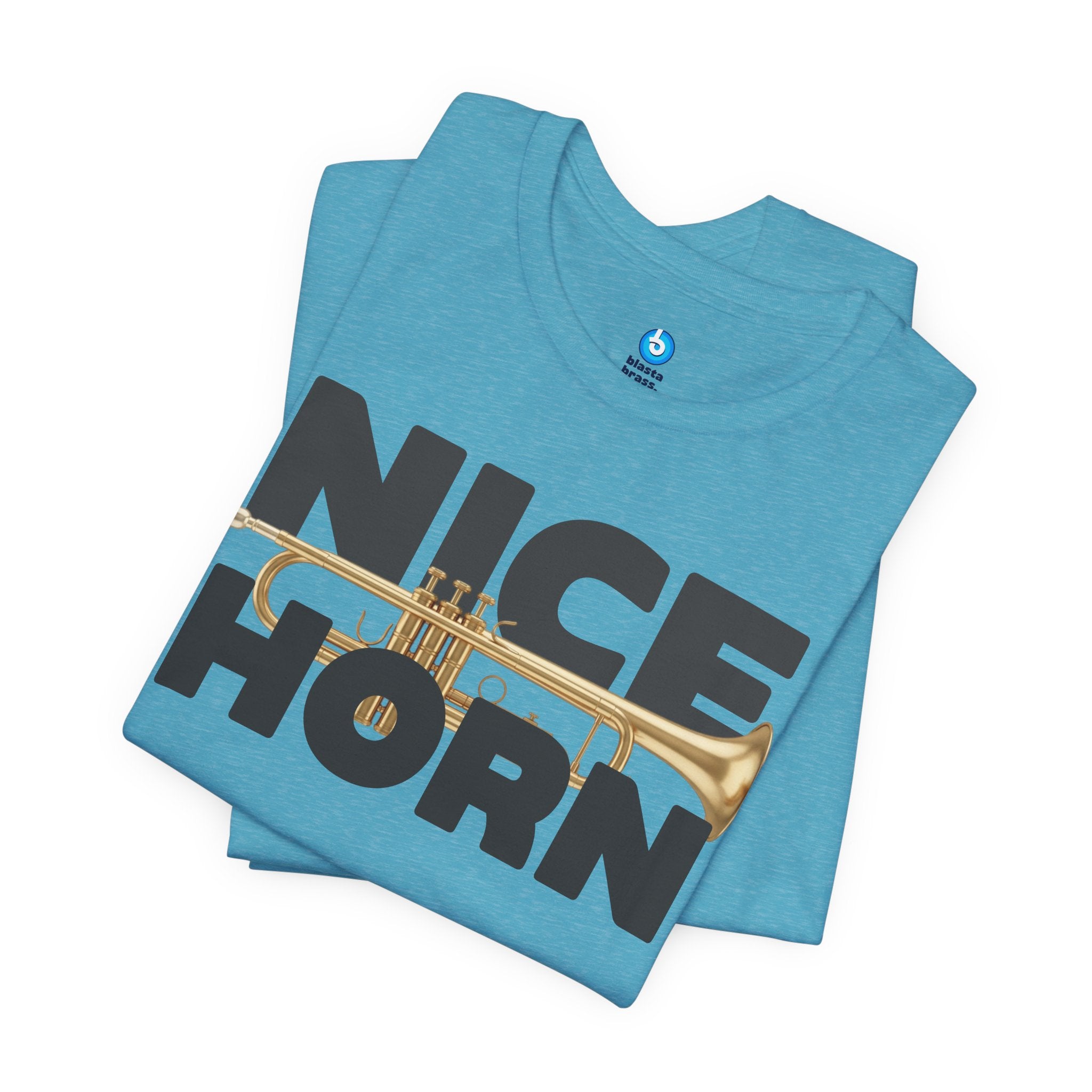 Nice Horn Trumpet Graphic T-Shirt — Brass Musician Tee