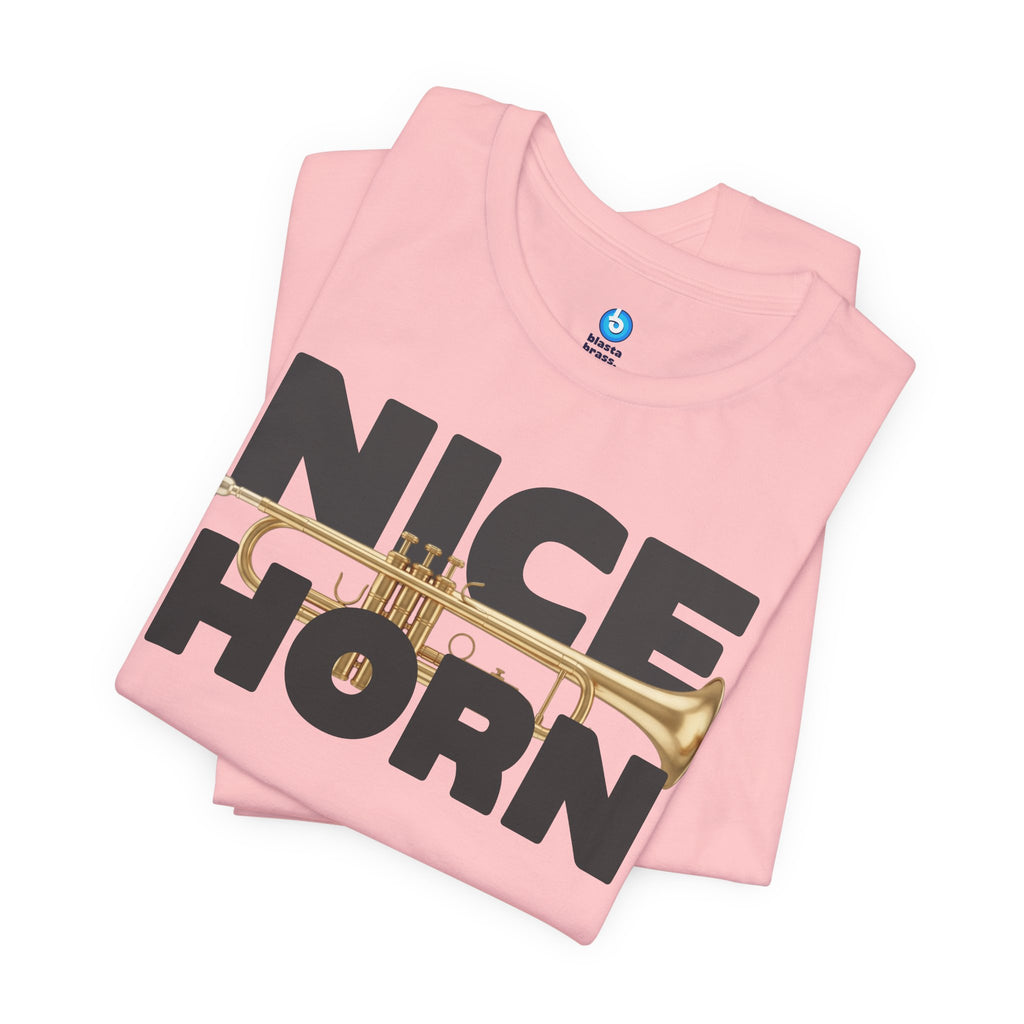 Nice Horn Trumpet Graphic T-Shirt — Brass Musician Tee