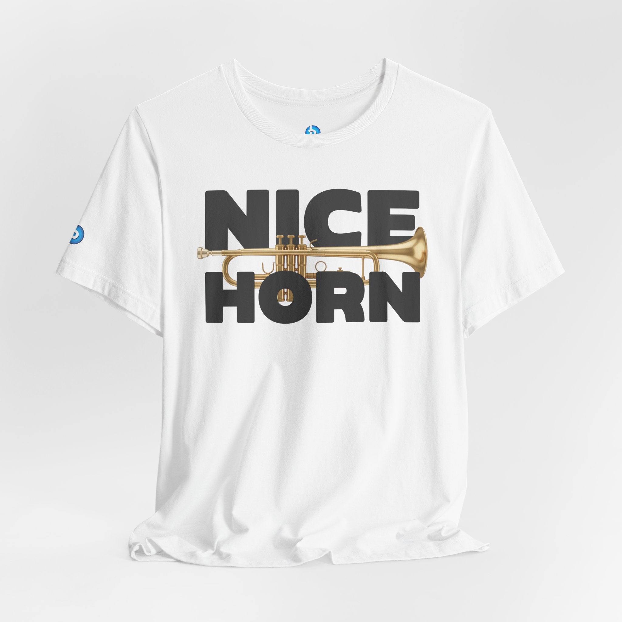 Nice Horn Trumpet Graphic T-Shirt — Brass Musician Tee