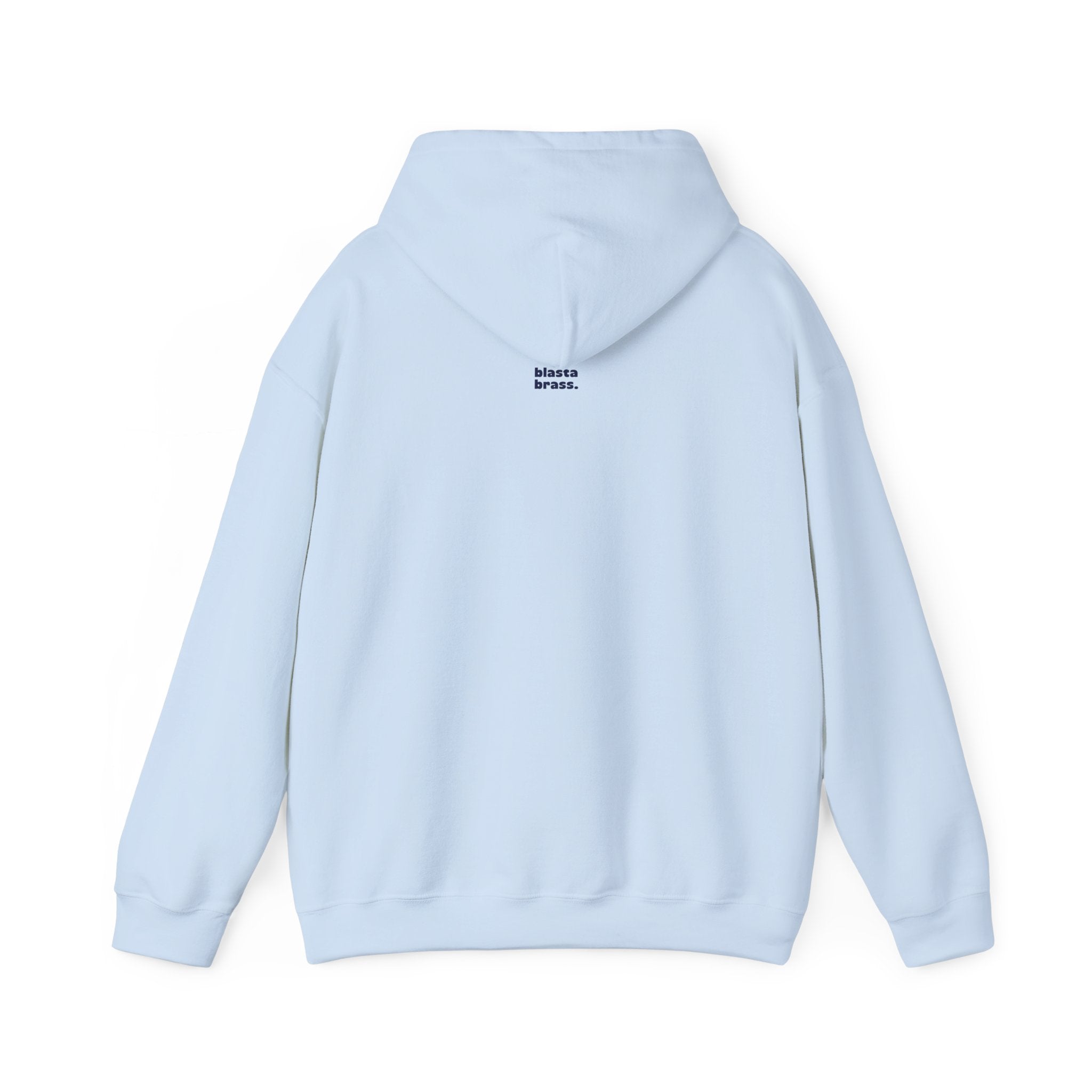 Blasta Brass "Nice Horn" Hoodie — Brass Band Slogan Sweatshirt