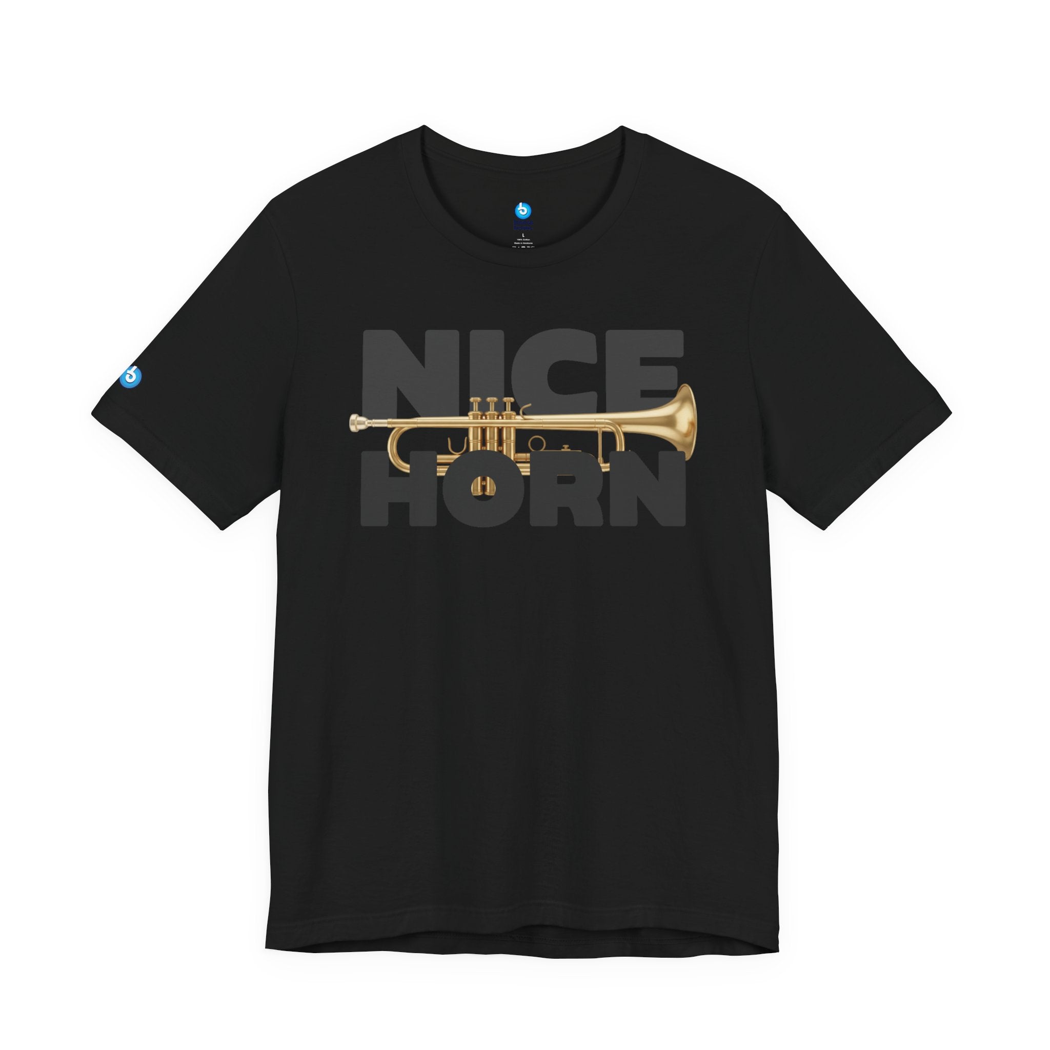 Nice Horn Trumpet Graphic T-Shirt — Brass Musician Tee